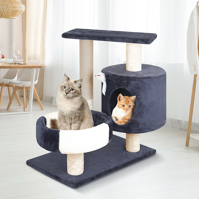 Tucker Murphy Pet™ Cat Tower Kittens Pet Play House Cat Activity Tree
